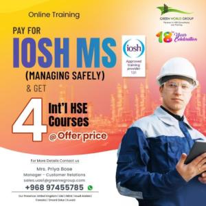 Join the Leading IOSH Training in Oman with Green World Group