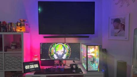Gaming Pc and Monitor