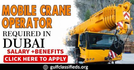 MOBILE CRANE OPERATOR REQUIRED IN DUBAI