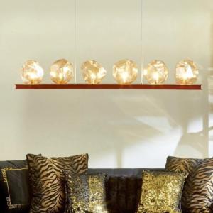 HOME CENTER Helix 6 light chandelier (NEW)