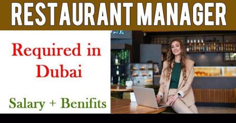 Restaurant Manager Required in Dubai