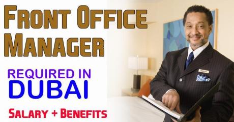 Front Office Manager Required in Dubai