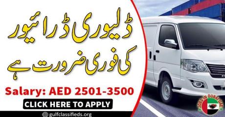 DELIVERY DRIVER REQUIRED IN DUBAI