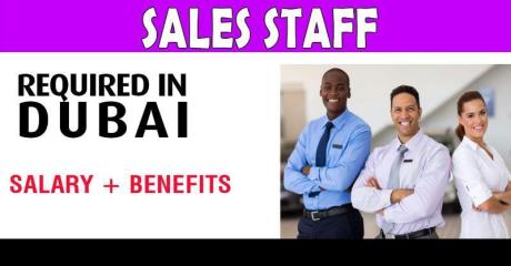 Sales Staff Required in Dubai