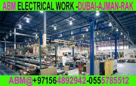 Warehouse Light fixing contractor in Ajman Dubai Sharjah