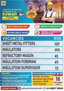 Golden Opportunity to Work in Kuwait – Shutdown Project!