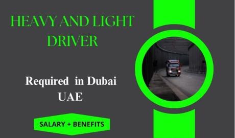 Heavy and Light Driver Required in Dubai