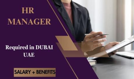 HR Manager Required in Dubai