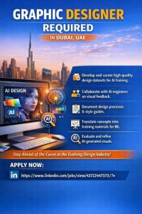 Graphic Designer Required in Dubai