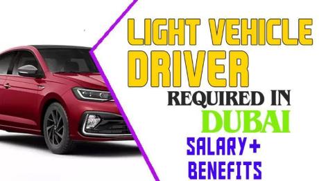 LIGHT VEHICLE DRIVER Required in Dubai