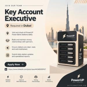 Key Account Executive Required in Dubai