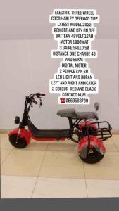 Latest Model 2022 Electric Mini three wheel Coco harley