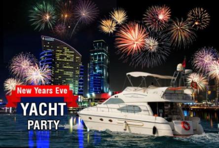Front-Row Fireworks & Luxury: New Year Yacht Party Dubai