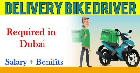 Delivery Bike Driver Required in Dubai