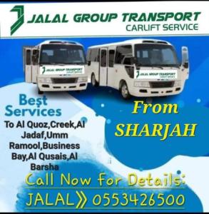 Pick and Drop Service Sharjah toDubai