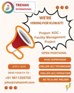 URGENT HIRING – KUWAIT | KOC - Facility Management Project