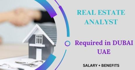 Real Estate Analyst Required in Dubai