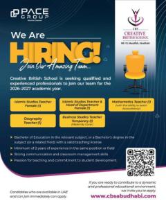 Teachers Required