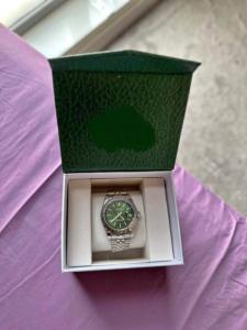 ROLEX Datejust UNIQUE Mint Green dial 41MM