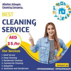 MAIDS IN DUBAI ONLY ON 25-PER HOUR...