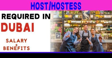 host/hostess Required in Dubai