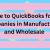 A important overview for QuickBooks for New Companies in Manufacturing and Wholesale
