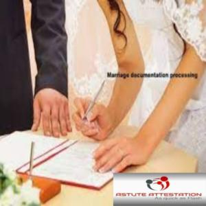 Marriage Certificate Attestation