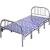 Metal Folding Bed, Blue - 190(L) x 90(W) x 70(H) cm