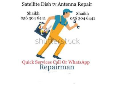 Dishtv repair & airtel antenna installation in dubai 0563046441