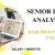 Senior Data Analyst Required in Dubai