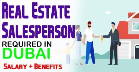 Real Estate Salesperson Required in Dubai