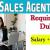 Sales Agent Required in Dubai