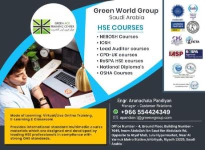Learn Nebosh HSE From World Topest HSE Training Institution In Saudi Arabia