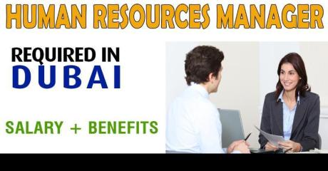 Human Resources Manager Required in Dubai