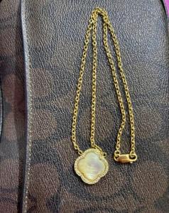 Diamond Pearl Necklace