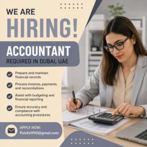 Accountant Required in Dubai