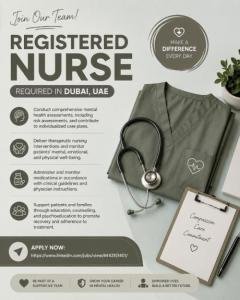 Registered Nurse Required in Dubai