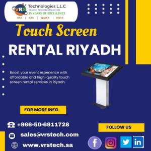 How to Choose the Best Touch Screen Rental Company in Riyadh?