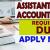 Assistant Accountant Required in Dubai