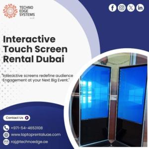 Why Rent Interactive Touch Screens for Your Business?