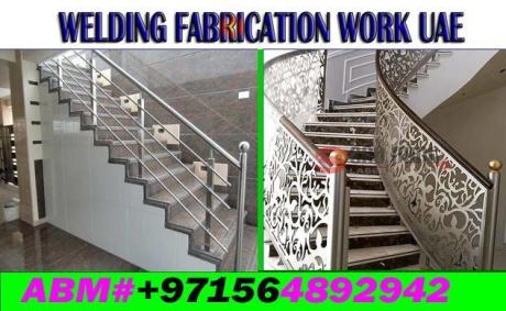 Modern Staircase Railing Fixing Contractor Ajman Dubai Sharjah