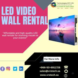 Turn Heads and Win Hearts: The Art of LED Video Wall Rental