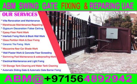 Swing Gate Opener Fixing Company Dubai Ajman Sharjah