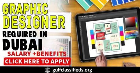 GRAPHIC DESIGNER REQUIRED IN DUBAI