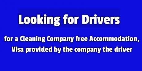 Looking Driver for a Cleaning Company