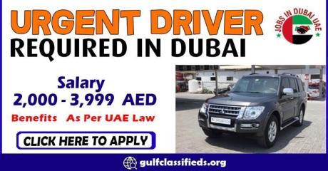 URGENT DRIVER REQUIRED IN DUBAI
