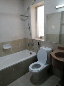 Closed Partition Room Inside Master Bedroom with Big Wardrobe and Sharing Bathroom