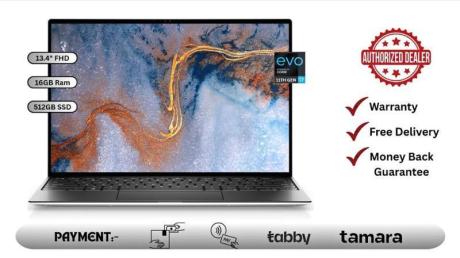 Dell XPS 13 (9310) Laptop Core i7-11th 16GB RAM, 512GB SSD